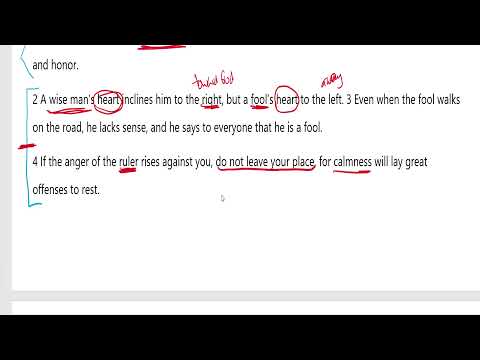 SS Lesson 11- Ecclesiastes 9:13-10:15