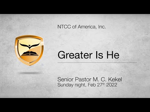 Greater Is He — 1 Chronicles 29:11-13 — Senior Pastor Michael C. Kekel