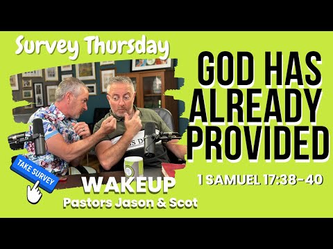 WakeUp Daily Devotional | God Has Already Provided | 1 Samuel 17:38-40