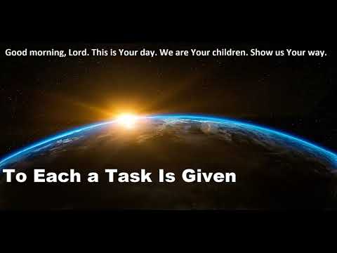 299 - To Each A Task Is Given - Joshua 12 - Joshua 13:1-7