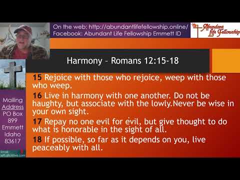 More on Christian Life - Romans 12:15-18