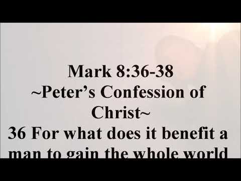 June 20 – Mark 8:36-38