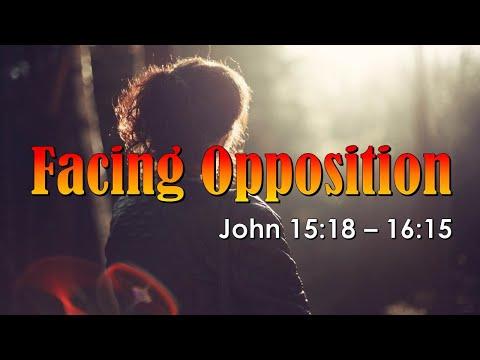 "Facing Opposition, John 15:18-16:15" by Rev. Joshua Lee, The Crossing, CFC Church of Hayward
