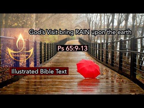 Psalms 65:9-13 | illustrated Bible Text |beautiful nature videos| acj
