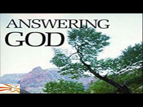 "The Answering God" Job 9:1-16 (12/09/2021)