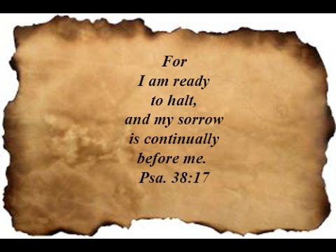 Psalm 38:17