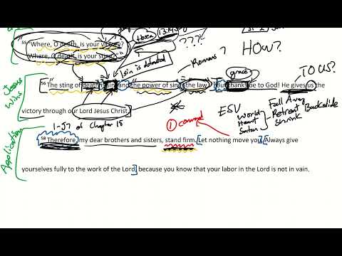 Passage Breakdown - 1 Corinthians 15:55-58 | Death is Defeated - Week 7