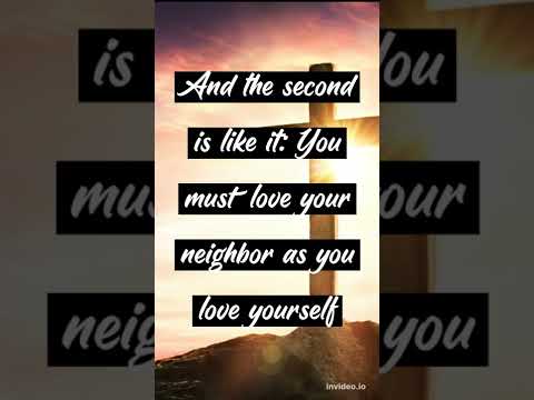 Greatest Commandment is LOVE ❤ Matthew 22:36‭-‬40