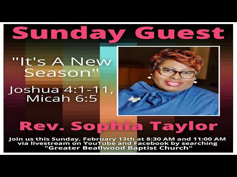 It's A New Season Joshua 4:1-11 Micah 6:5 - 2/13/2022 8:30 A.M.