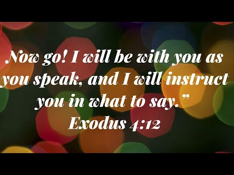 मनुष्य का मुंह किस ने बनाया है? - Exodus 4:11-12