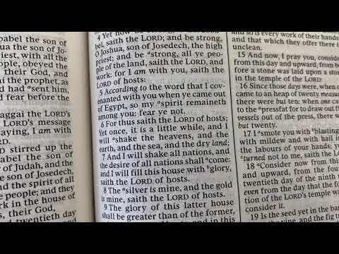 Desire of all nations: Haggai 2:6-7