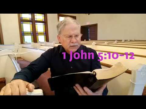 1 John 5:10-12, a brief thought
