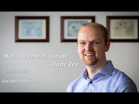 'Het statement van de Dode Zee' (Genesis 19: 29). Bemoedigingsmoment met Jacob Folkerts.