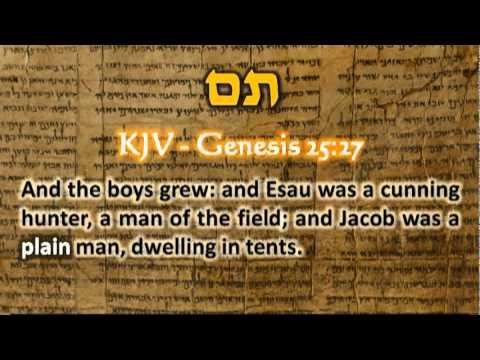 KJV Error: Mistranslation in Genesis 25:27
