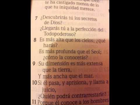 ¿Descubrirás tú los secretos de Dios? - Job 11:7-9 Cantado Letra original