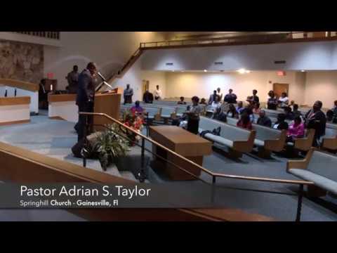 Psalm 122:1-9 | Rev. Adrian S. Taylor Preaching at the Mt. Carmel Church Anniversary.