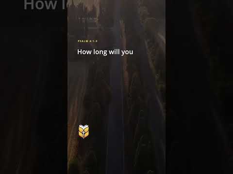 Bible Verses - Psalm 4:1-3 (new living translation) #biblevision #bible