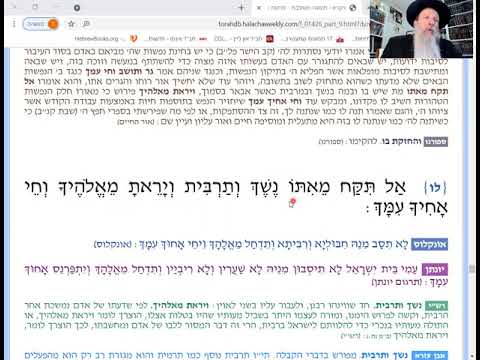 Lev. 25:35: Help your brother! with MYSTICAL explanation.