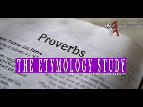 Proverbs, The Etymology Study #026 {Proverbs 3:33-35}