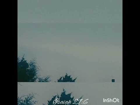 Isaiah 29:6 Thou shalt be visited of the Lord of hosts with thunder, and with earthquake,