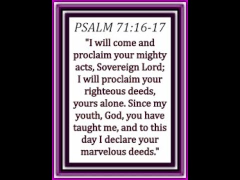 Psalm 71:16