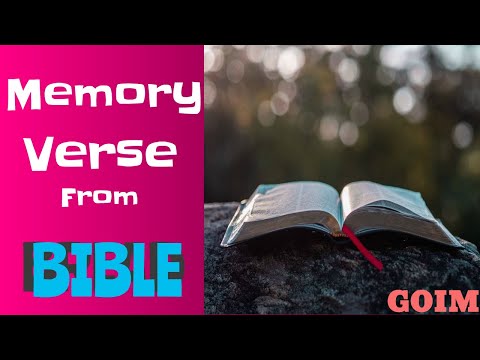 Memory Verse   - Psalm 136 : 26