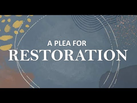 5-23-21 Worship Service with Pastor Dalton Lamentations 5:21-22