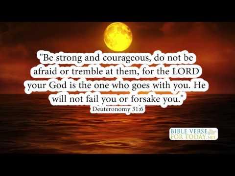 Motivational Bible Verses Deuteronomy 31:6 | Bible Verse | (Daily for Quotes On Love)