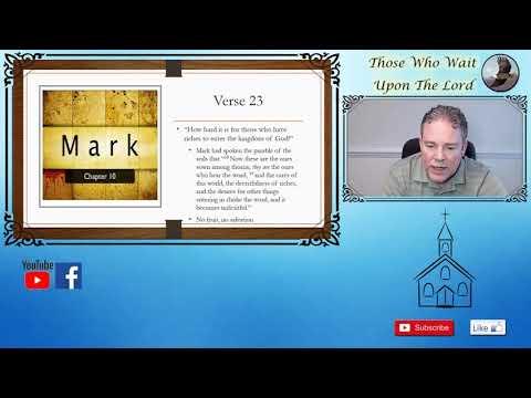 Study of Mark 10:23-27 - PIP