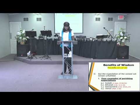 Benefits of Wisdom (Proverbs 10:28-29)