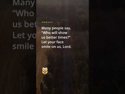 Bible Verses - Psalm 4:4-8 (new living translation) #biblevision #bible