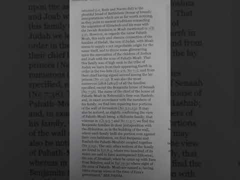 Pahath Moab - Great Moabite Clan of Judah (Ezra 2:6)