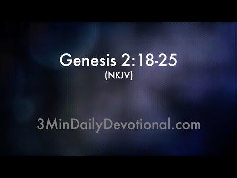 Genesis 2:18-25 (3minDailyDevotional) (#101)