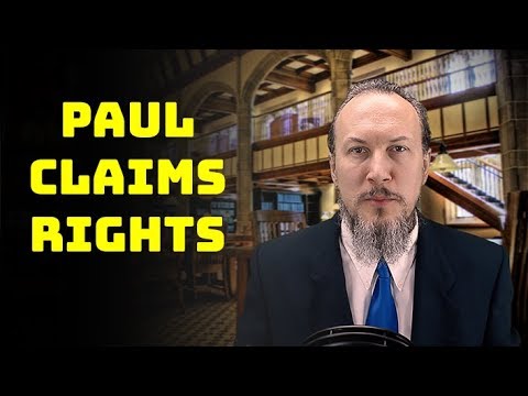 1 Corinthians 9:1-14 Paul Claims His Rights