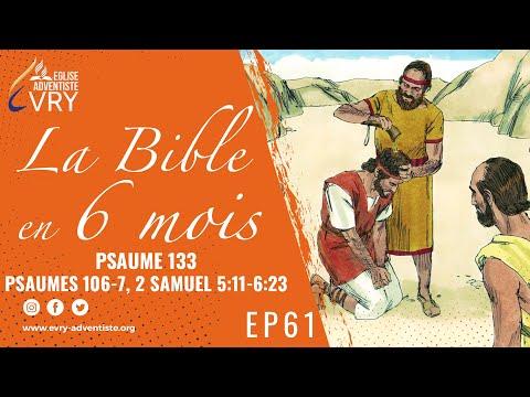 LA BIBLE EN 6 MOIS épisode 61 : Psaume 133 Psaumes 106-107, 2 Samuel 5:11-6:23