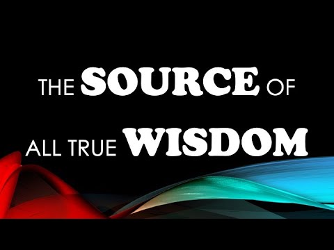The Source of All True Wisdom // James 3:15-18 // Rev. Dr. Gershwin Grant