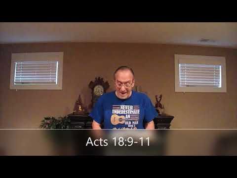 Trinity Bible Study November 19, 2020 Acts 18:7-11