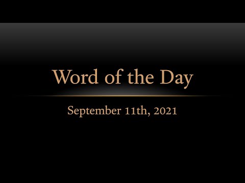 TURFJC Word of the Day for September 11th, 2021: 2 Chronicles 24:13