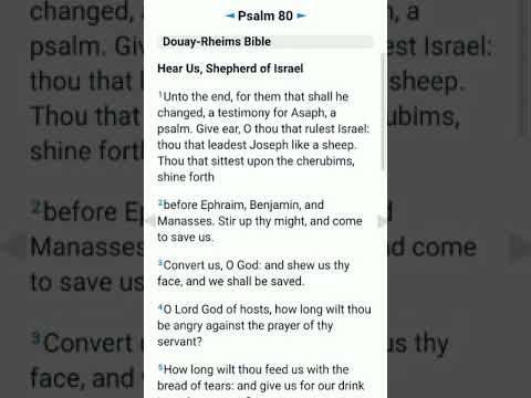 Psalms 80:3 Convert us, O God and shew us thy face, and we shall be saved.