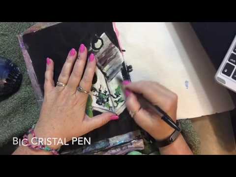 Proverbs 17:24 Acrylic and Pens