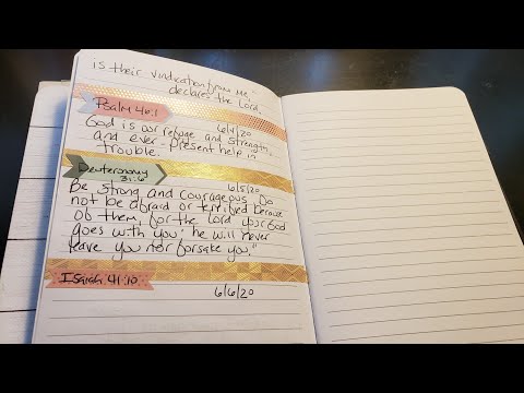 June 5, 2020 | Protection Scripture Writing | Deuteronomy 31:6