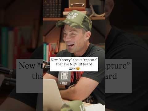 New *theory* about the "rapture" that I've NEVER heard