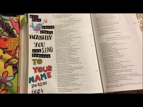 Bible journaling psalm 66:4
