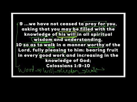 Live in the Text // Colossians 1:9-10