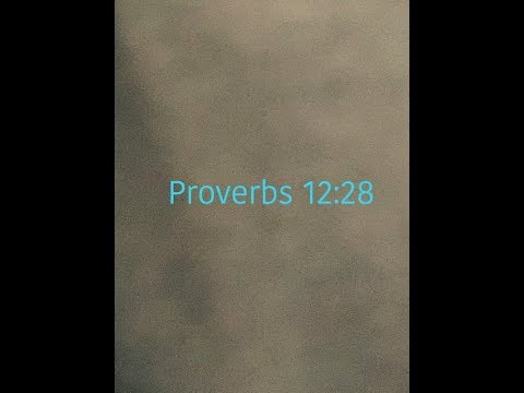 Proverbs 12:28