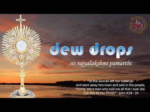 PamarthiRL || Daily Word-John 4 : 28-29 || 10 November, 2020