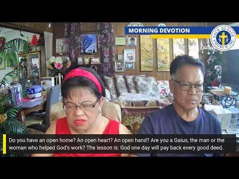 WEDNESDAY MORNING DEVOTION-RESPONSIBILITY-PRAYING MINISTRY (3JOHN 1:2-4)