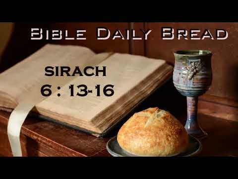 Bible Verses || Sirach 6:13-16 English ||Bible Quotes || V One Creations  || Joel