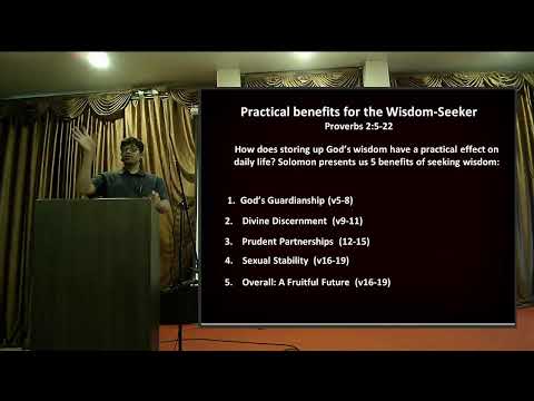 26 June 2022 "Practical Benefits for the Wisdom-Seeker" (Proverbs 2:5-22)