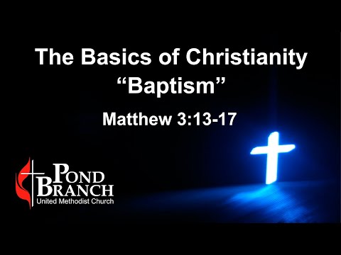 07/19/20 Church Service. Baptism. Matthew 3:13-17. Pastor Jerry Davis.